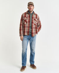 Relaxed fit ternet overskjorte