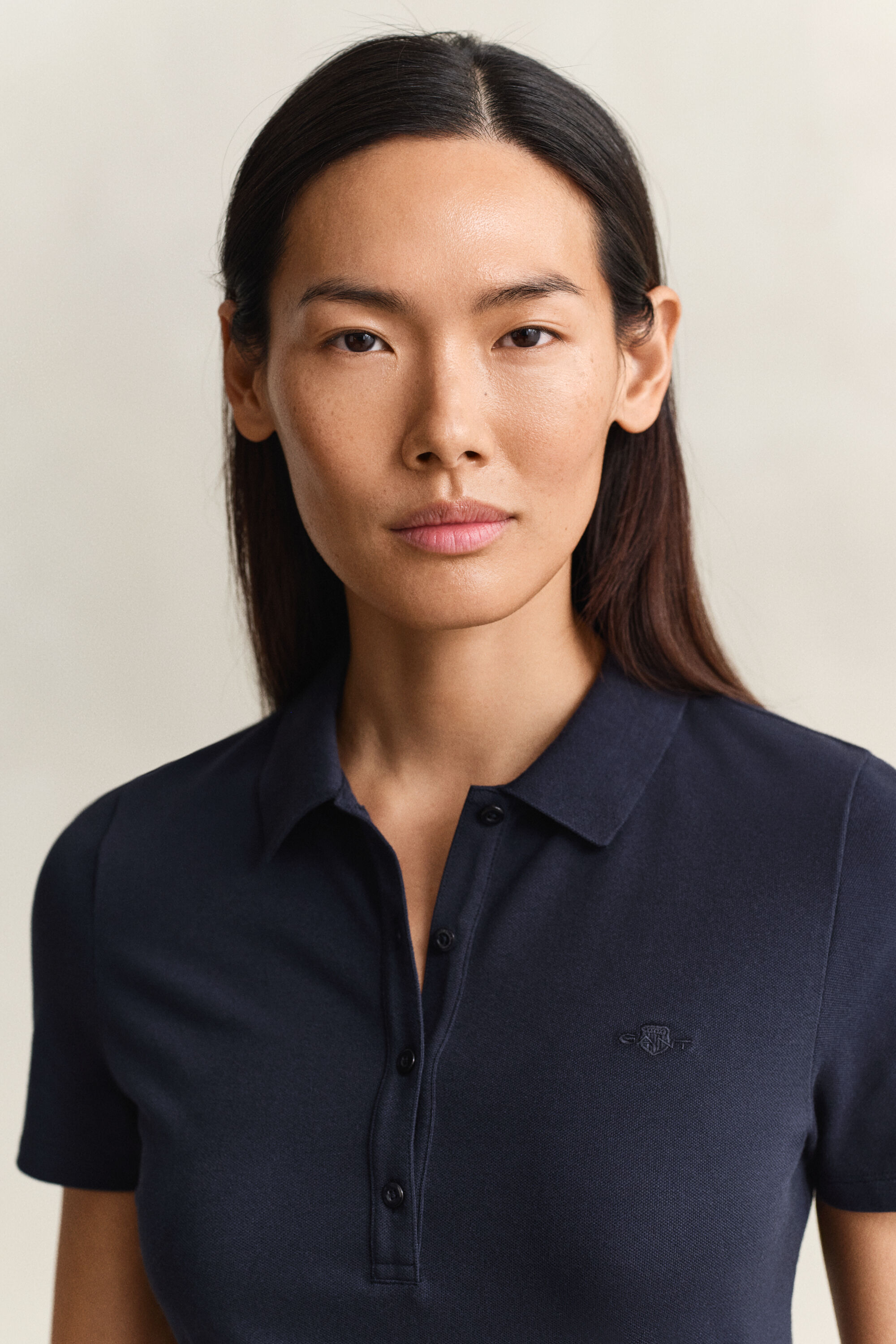 Slim fit poloskjorte