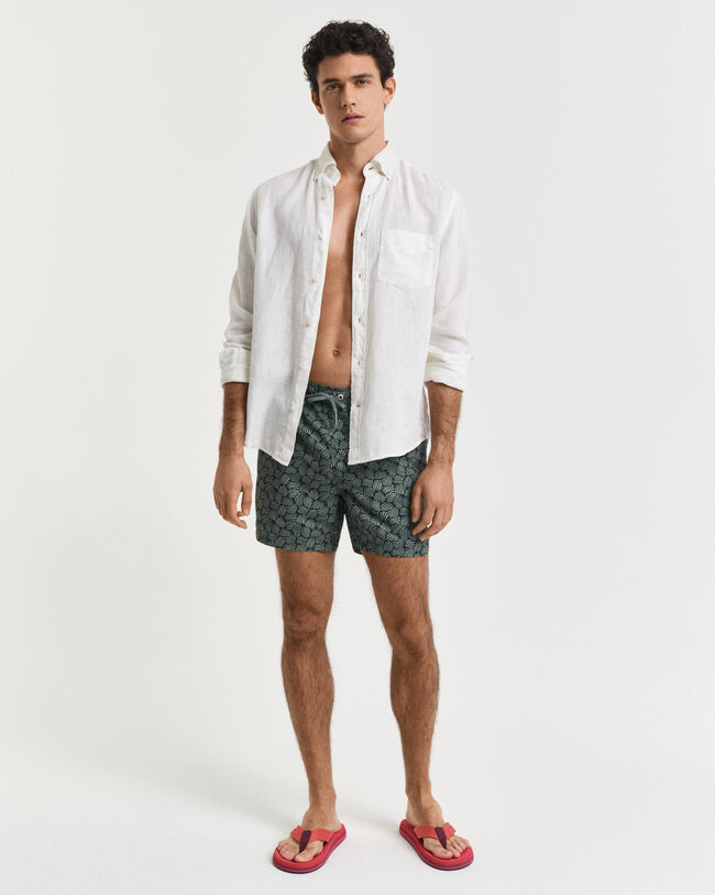 Nederdel med reb-tryk