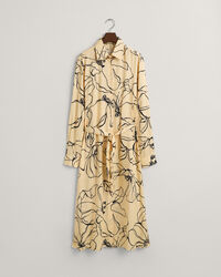 Skjortekjole med Line Drawing