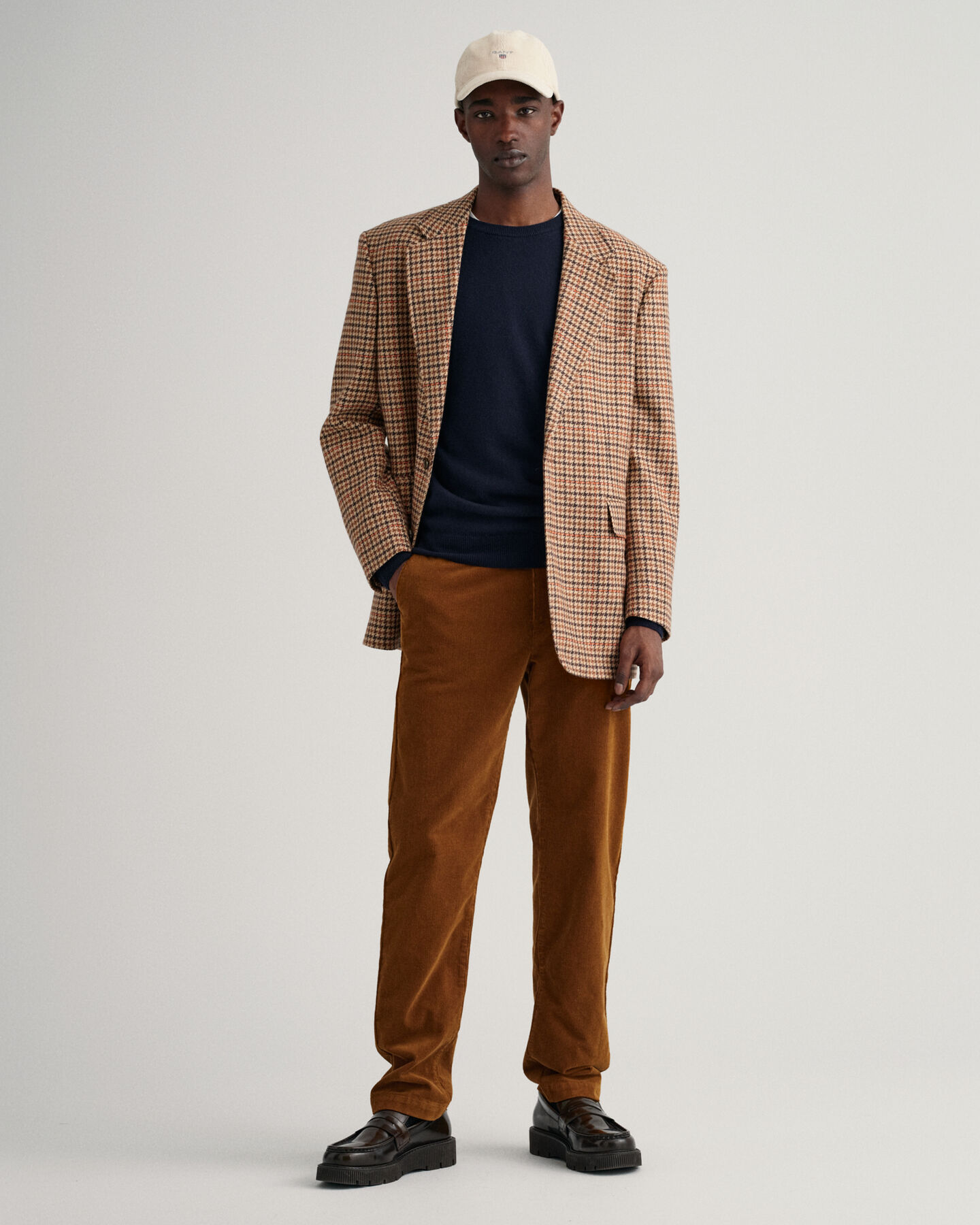 Allister Regular fit chinobukser af jernbanefl&oslash;jl