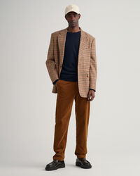 Allister Regular fit chinobukser af jernbanefl&oslash;jl