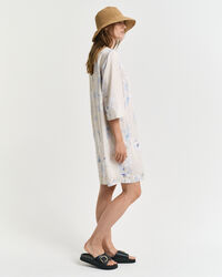 Kaftan med blomstertryk