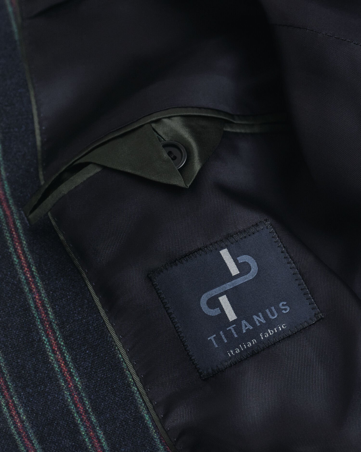 Stribet Club Blazer i flannel