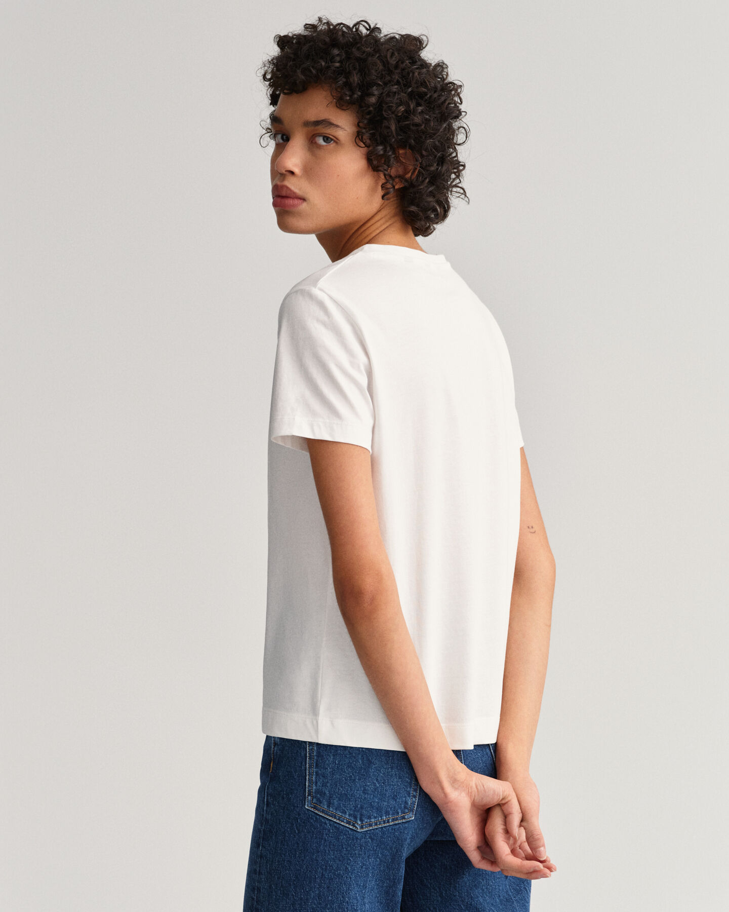 Original T-shirt med V-hals