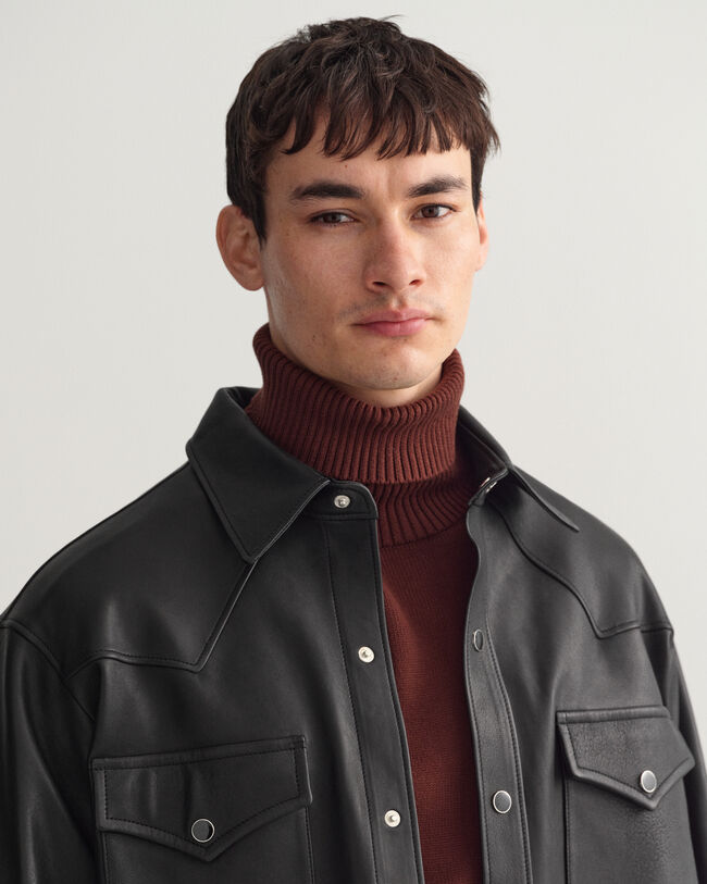 Relaxed fit Rodeo læderskjorte