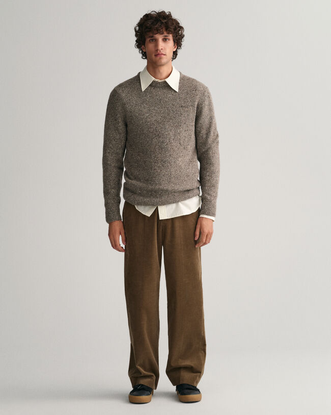 Jakkesæt-bukser i jernbanefløjl