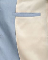 Regular fit hørblazer med stræk