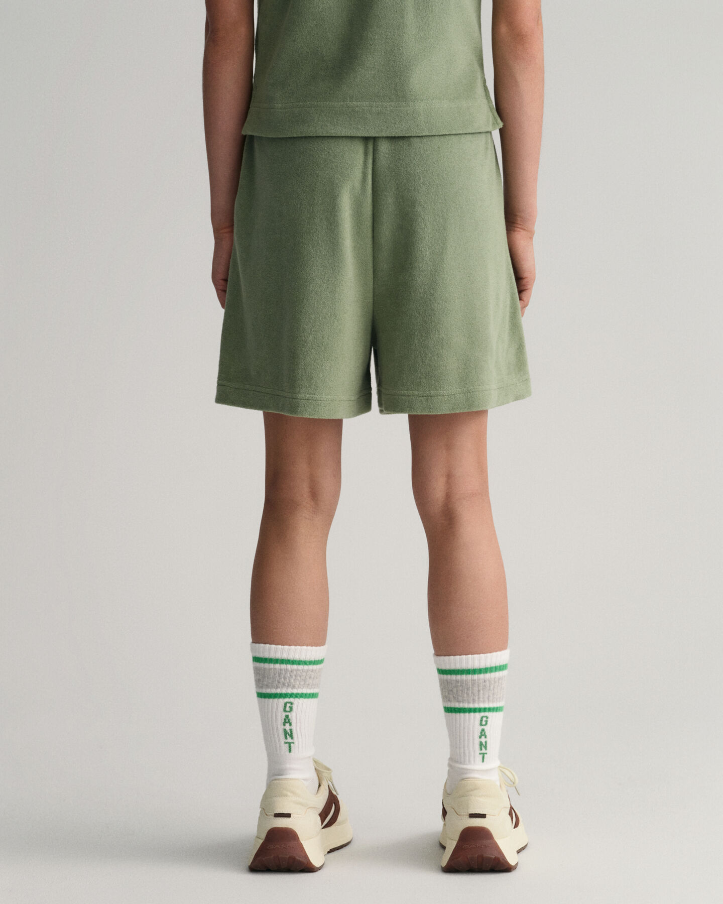 Teen Girls h&oslash;jtaljede shorts af Terry Cloth