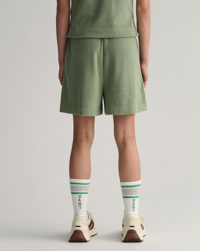 Teen Girls h&oslash;jtaljede shorts af Terry Cloth
