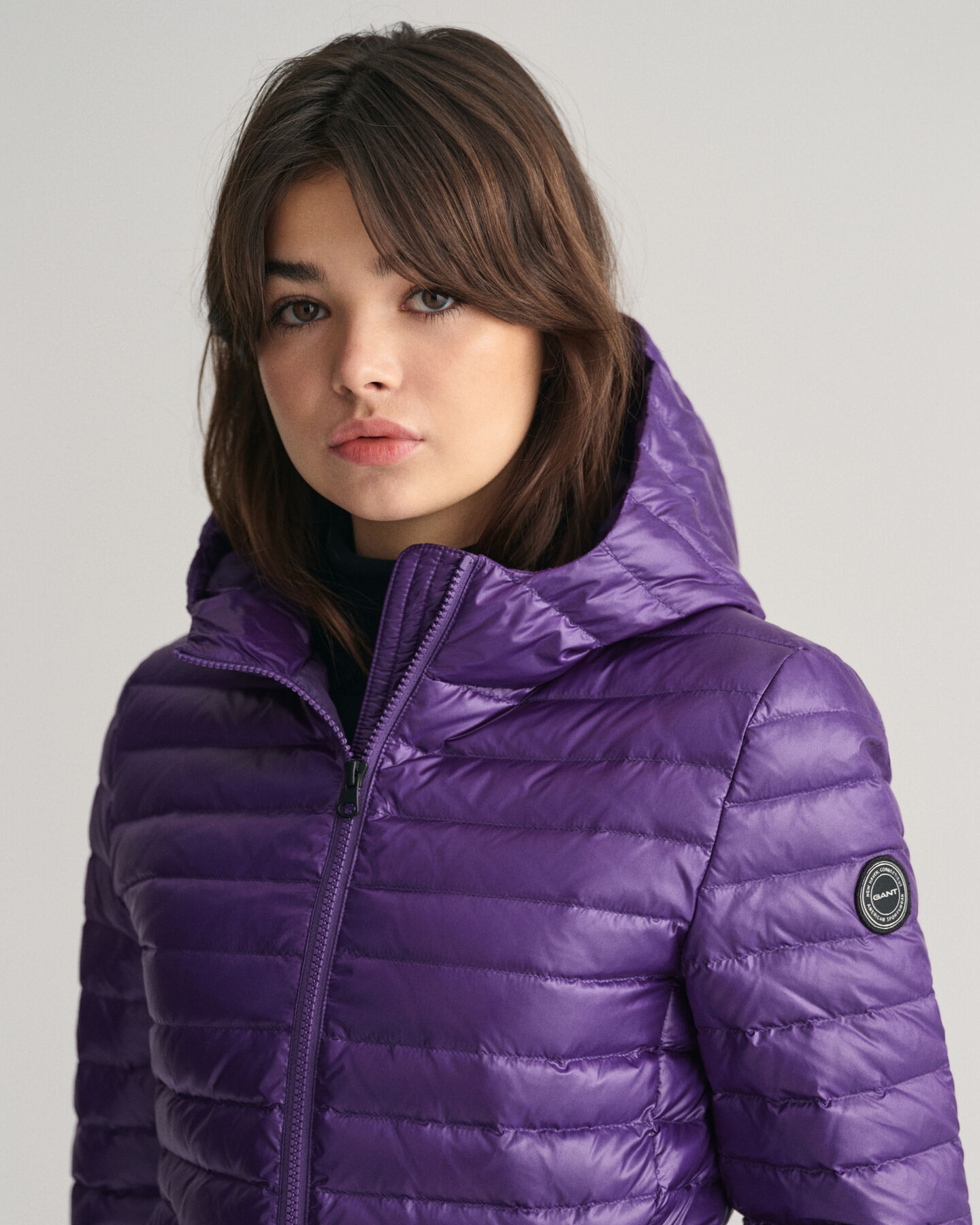 Teen Girls Shiny let vatteret dunjakke