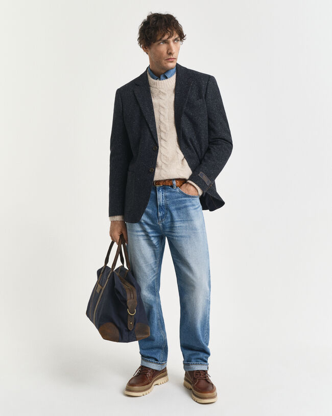 Slim fit Donegal jakkesæt-jakke