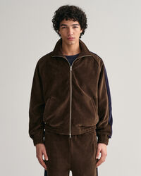 Velour træningsjakke