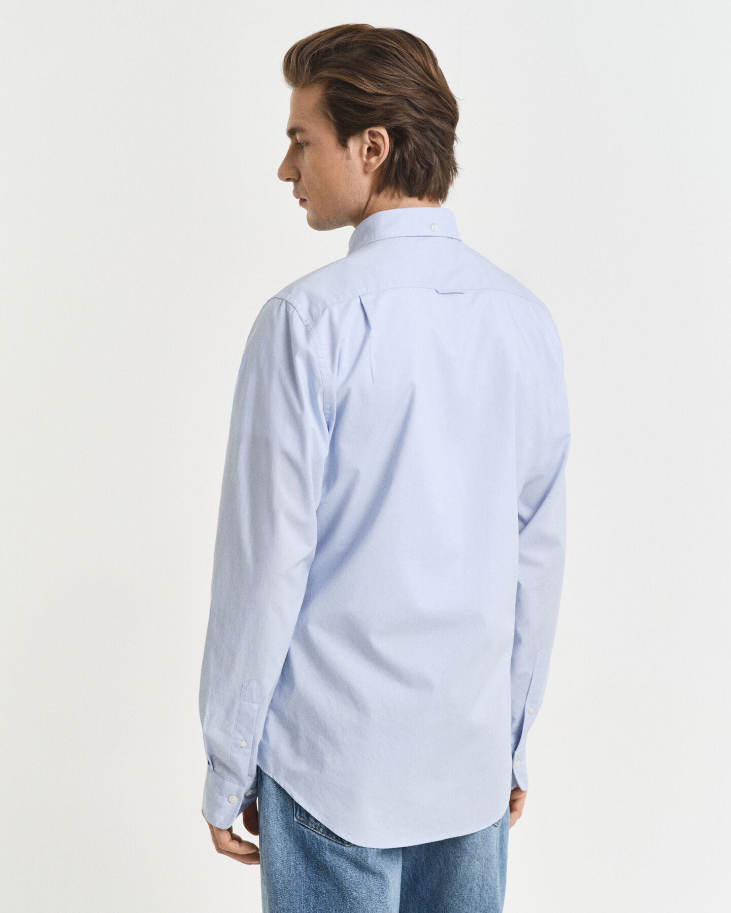 Slim fit klassisk poplin-skjorte