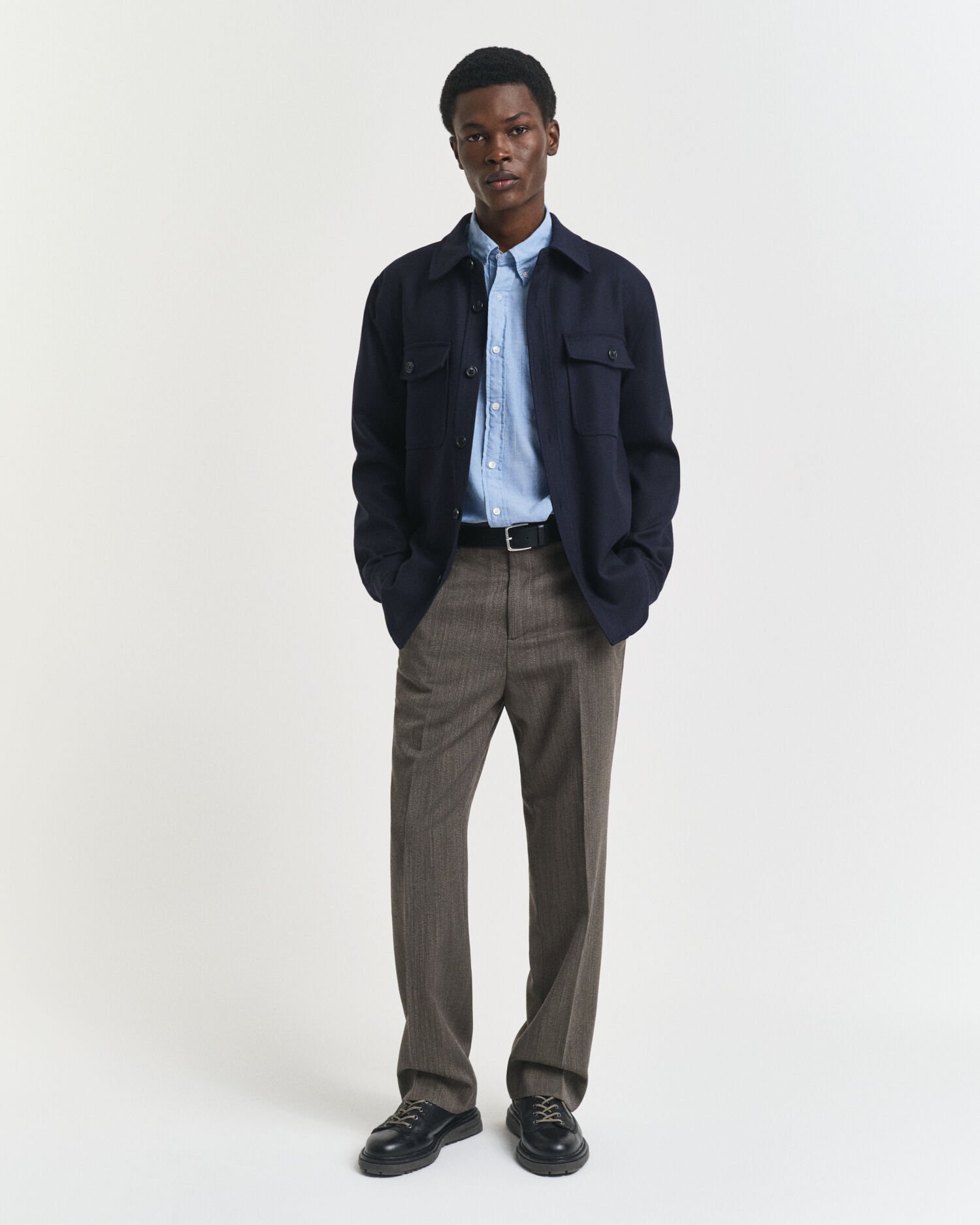 Sildebensmønstrede jakkesæt-bukser