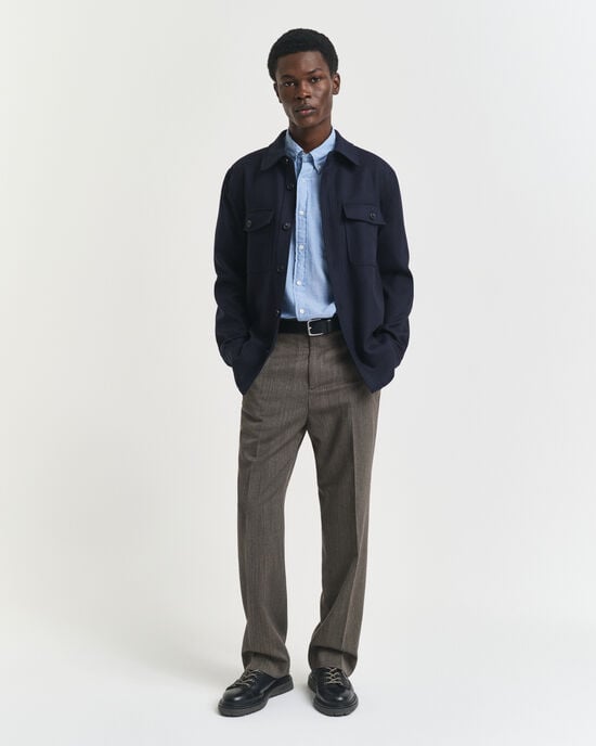 Sildebensmønstrede jakkesæt-bukser