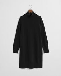 Strikket kjole af ekstra fin lammeuld