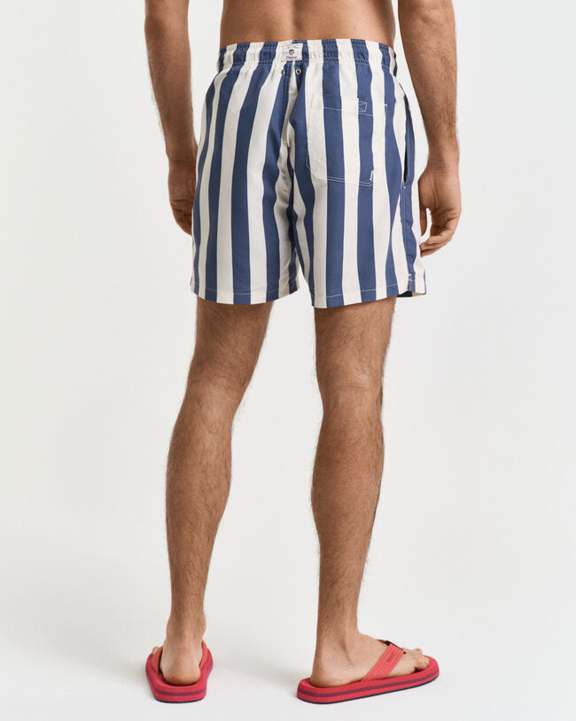 Blokstribede badeshorts