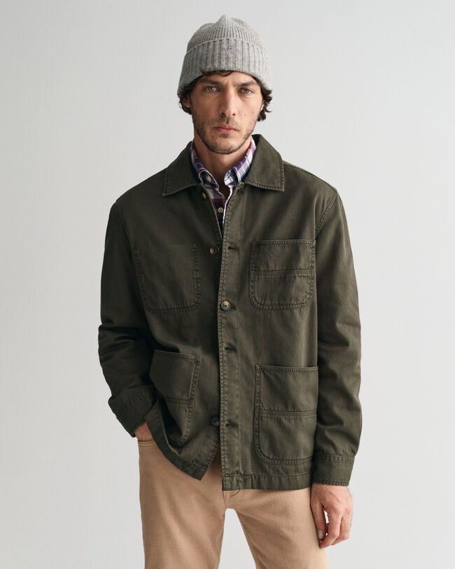 Garment-dyed overskjorte