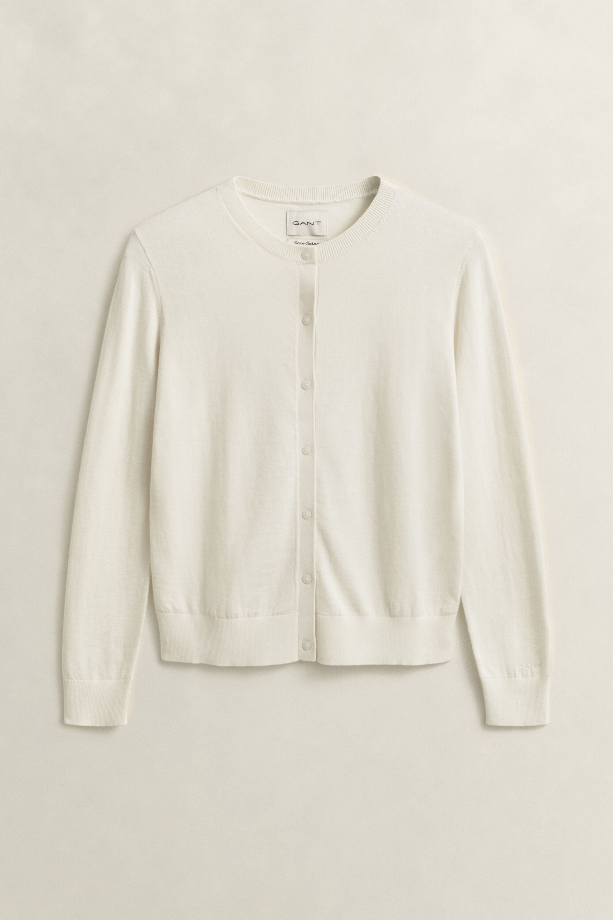 Let crewneck cardigan