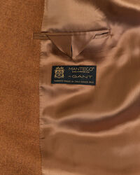 Oversized jakkesæt-blazer i uldflannel