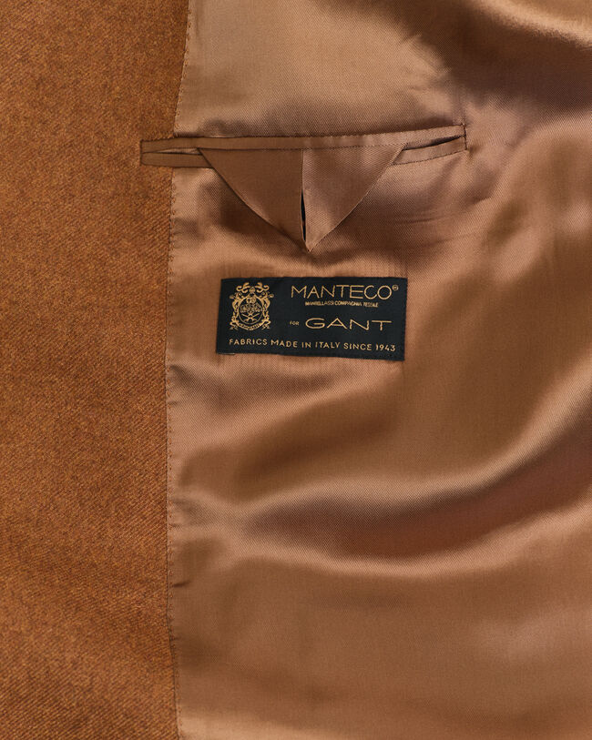 Oversized jakkesæt-blazer i uldflannel