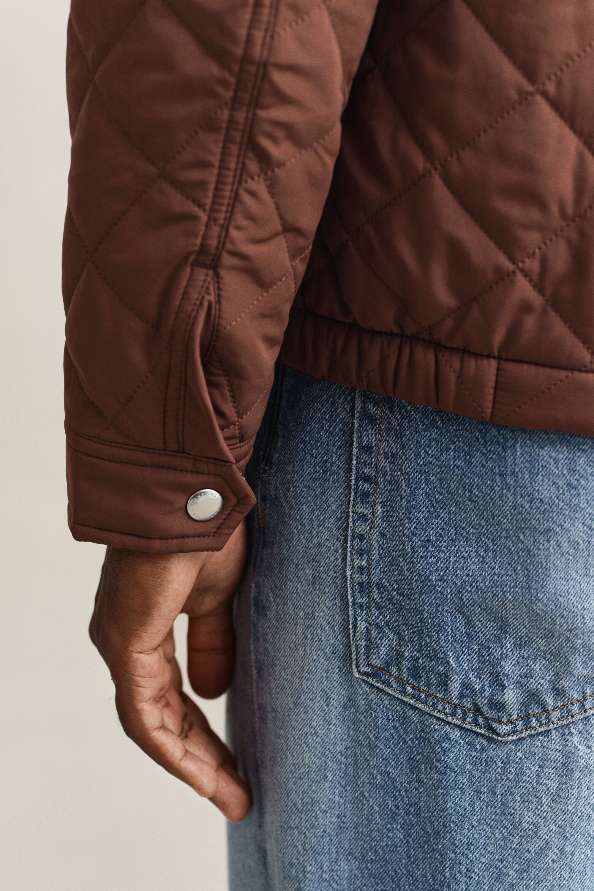 Quiltet Windcheater jakke