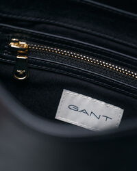 Skuldertaske af læder