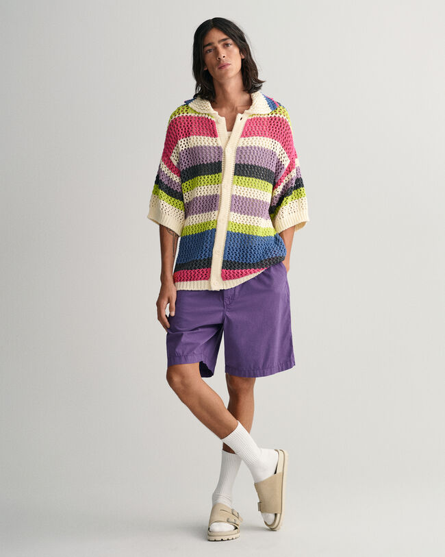 &Aring;ben Texture polosweater