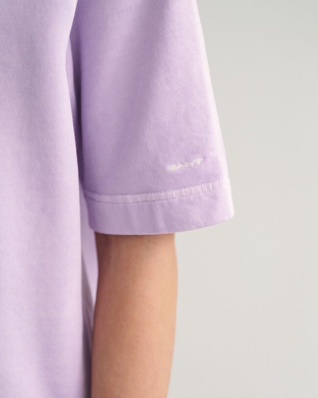 Sunfaded kort&aelig;rmet sweatshirt