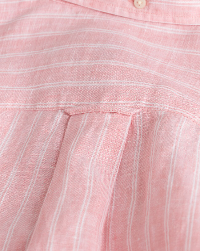 Regular fit stribet skjorte af h&oslash;r