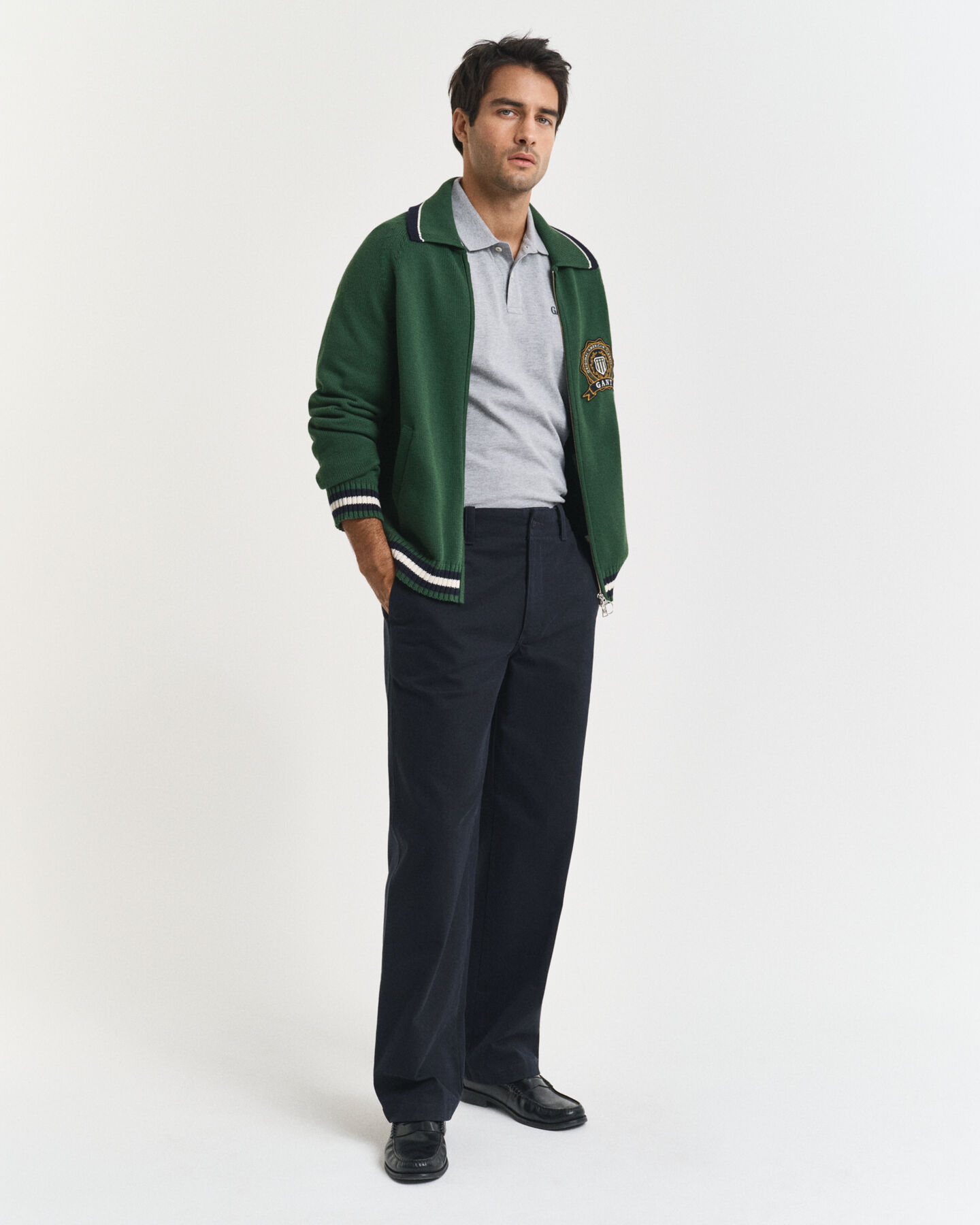 Poloskjorte med lille grafik