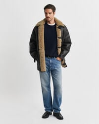 Crewneck sweater af kashmirblanding