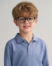 Kids Shield lang&aelig;rmet piqu&eacute; poloskjorte