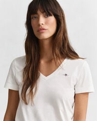 Shield T-shirt med V-hals