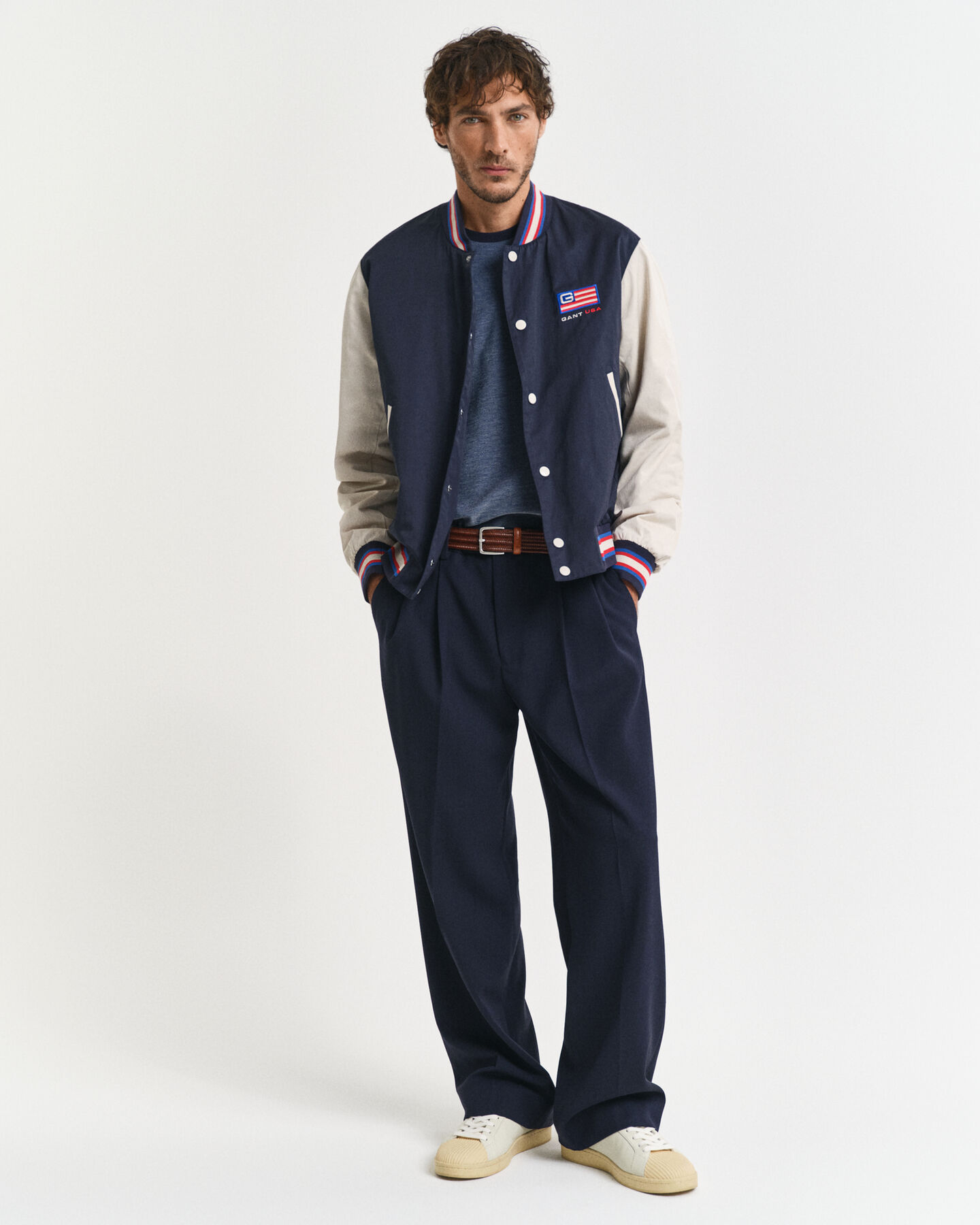 4-Colored Oxford T-Shirt