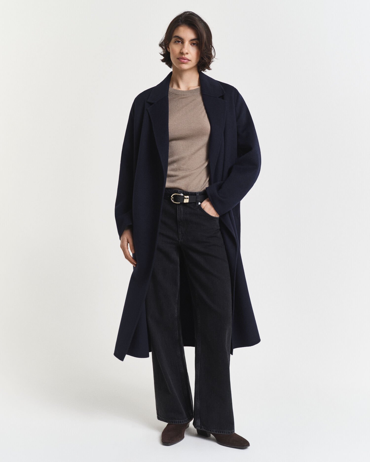 Crewneck sweater af ekstra fin merinould