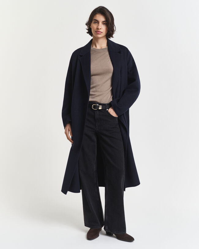 Crewneck sweater af ekstra fin merinould