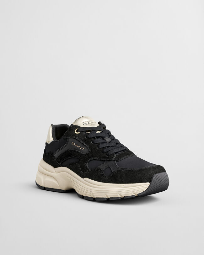 Neuwill sneakers af nylon og ruskind