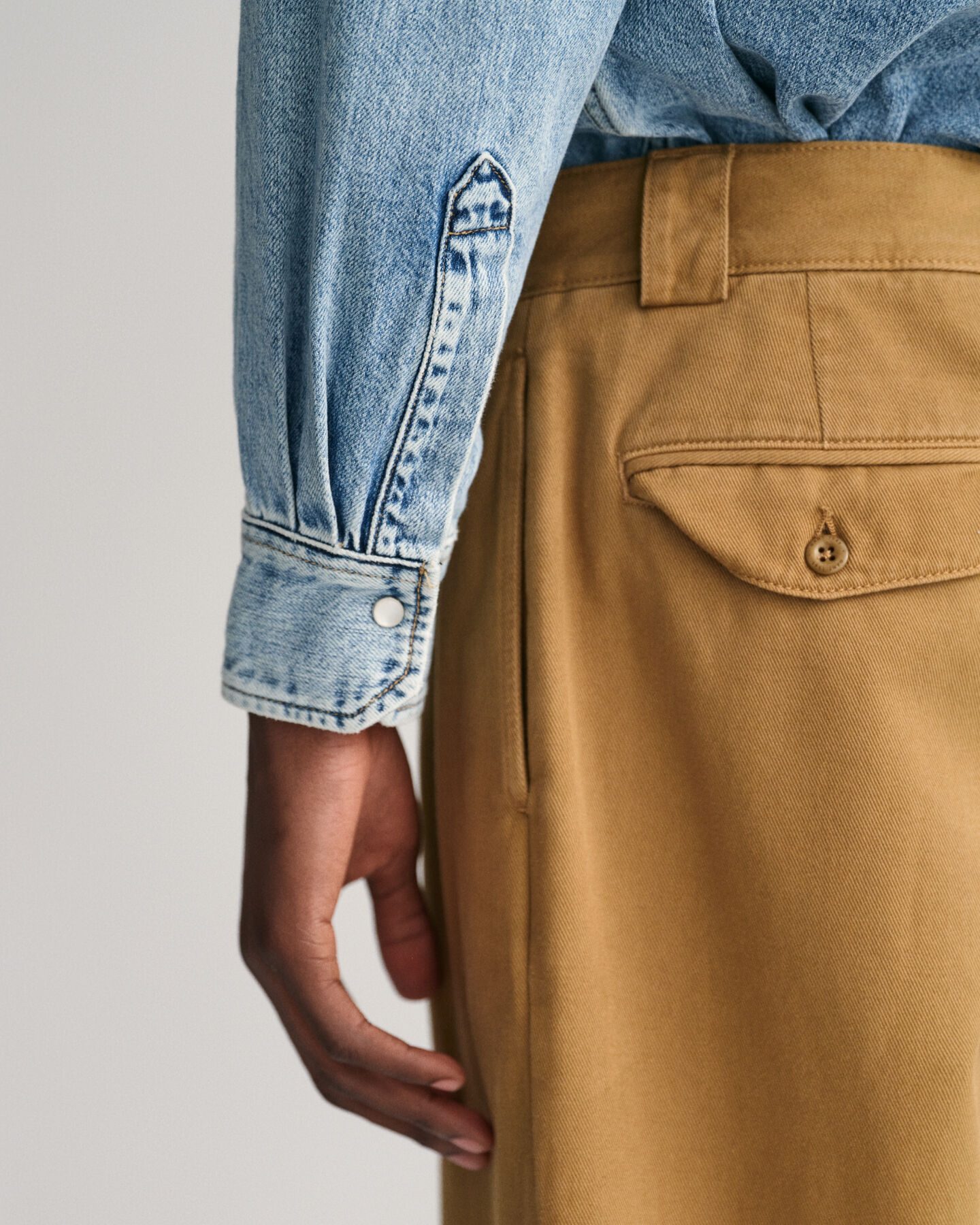 Oversized denimskjorte