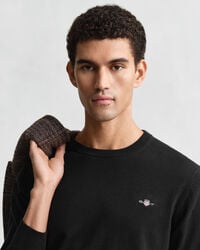 Klassiske crewneck sweater i bomuld