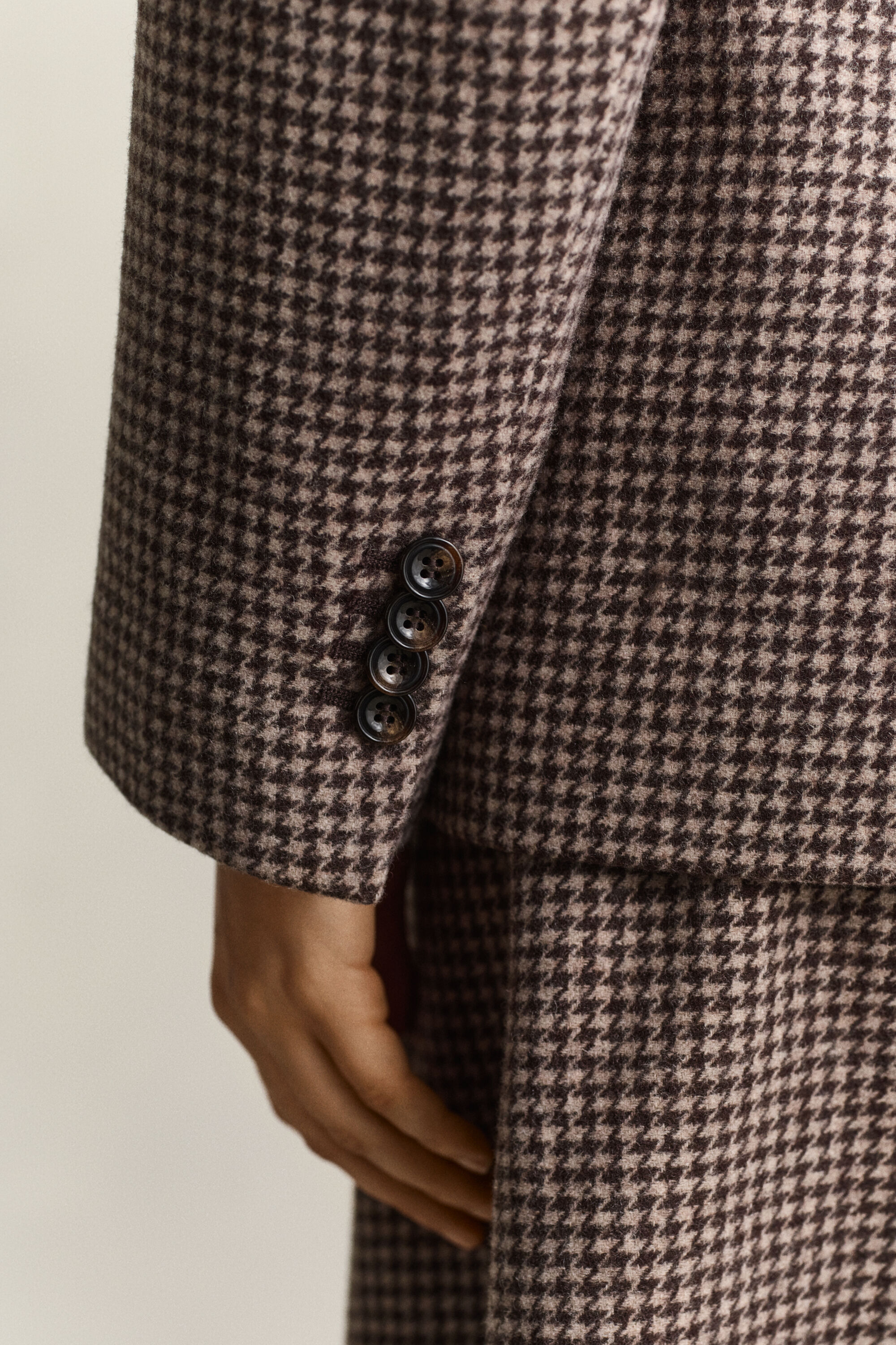 Houndstooth blazer