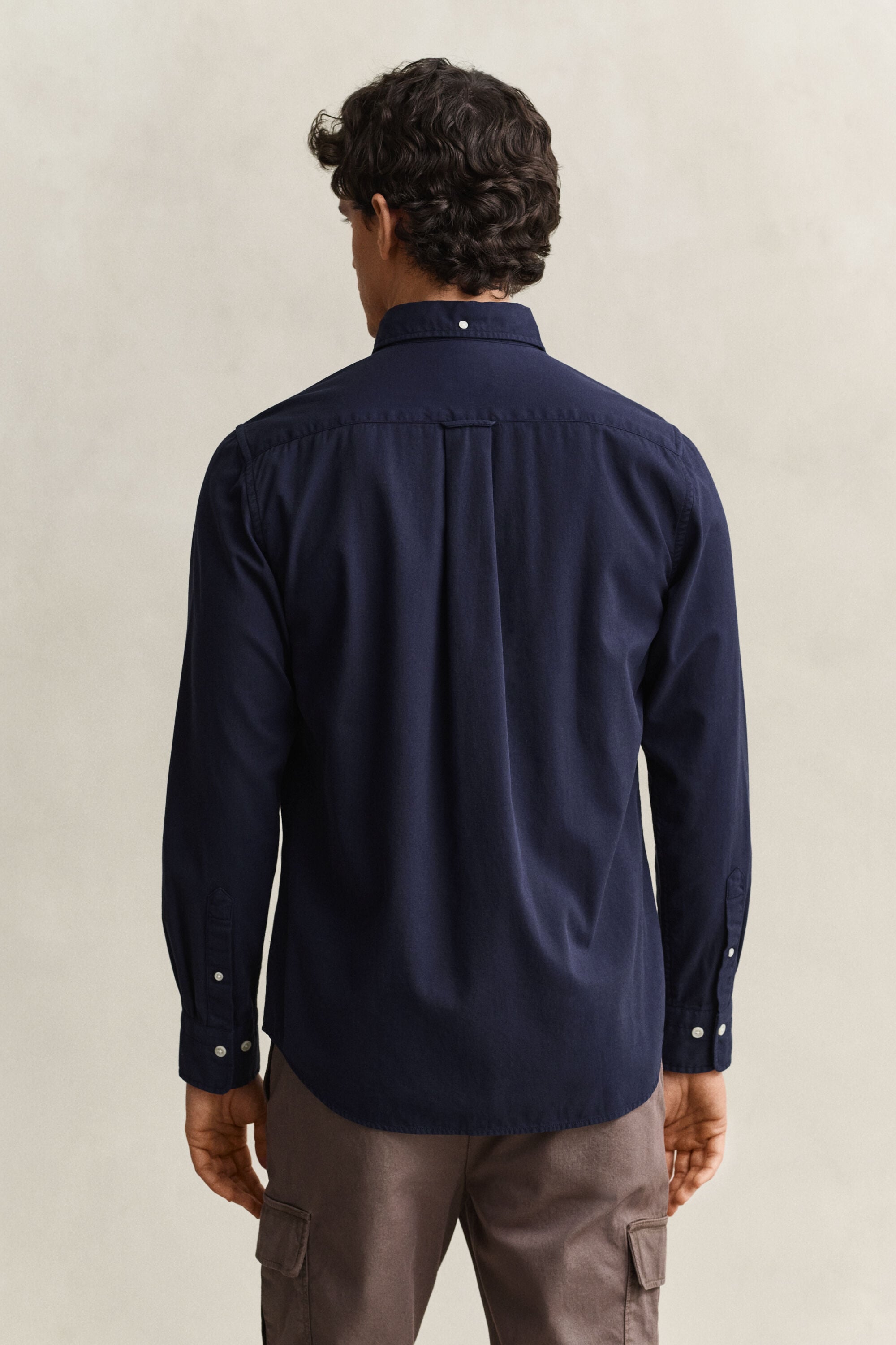 Regular fit skjorte af twill