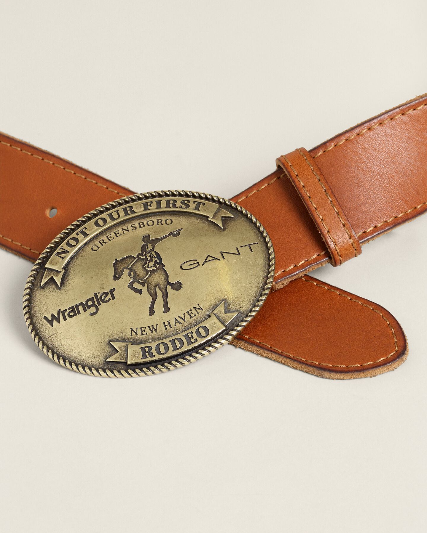 Wrangler x GANT læderbælte