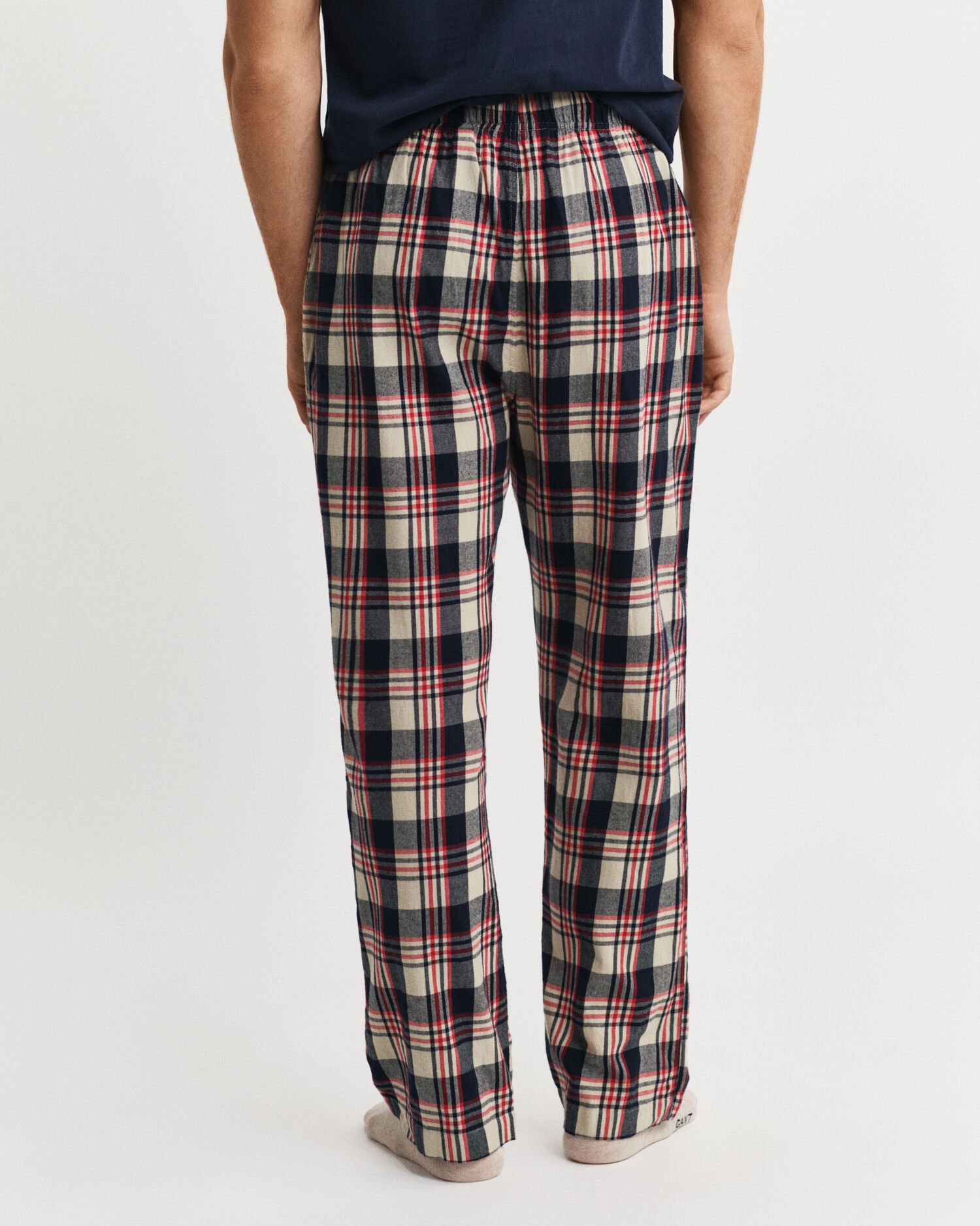 Ternede pyjamasbukser i flannel