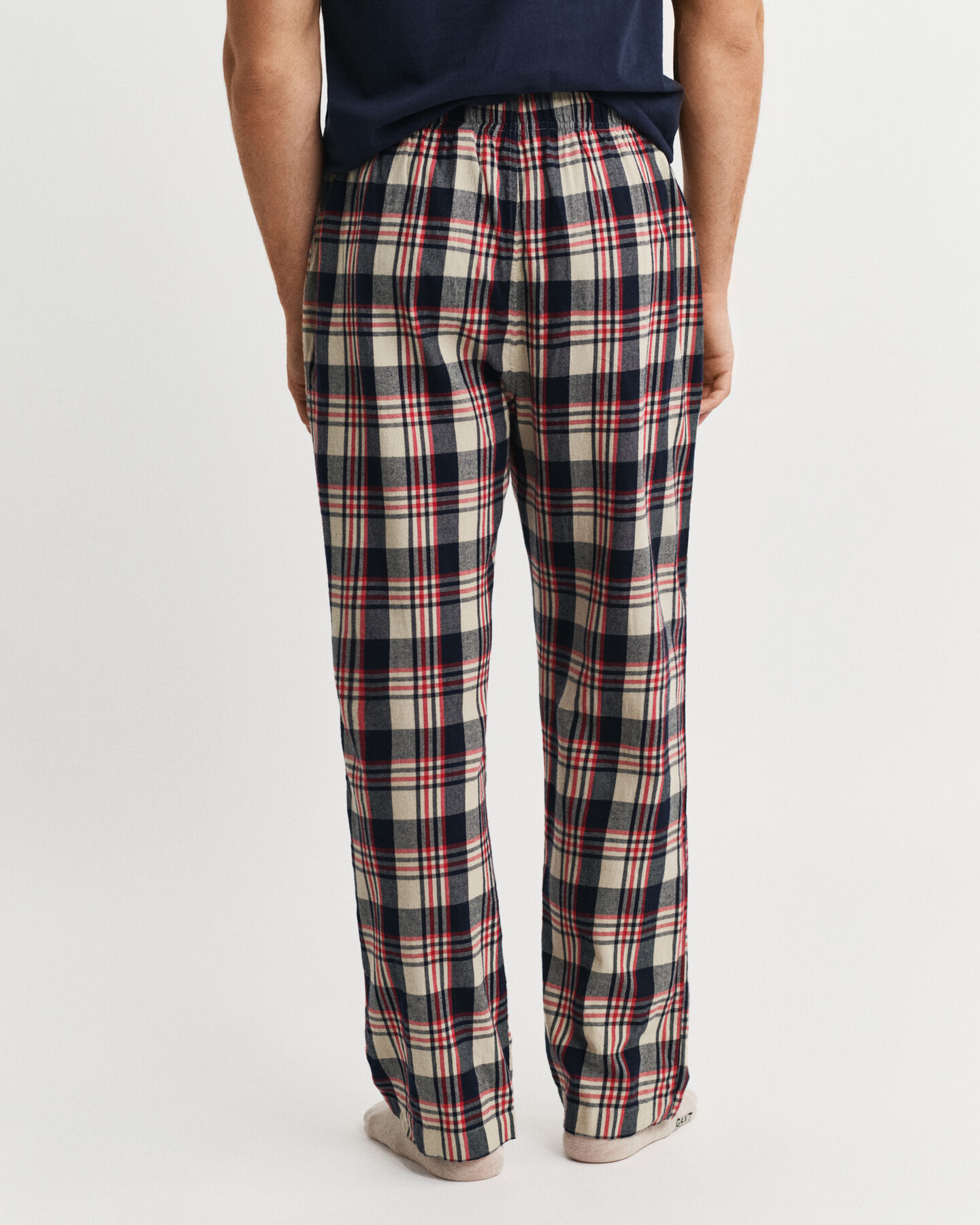Ternede pyjamasbukser i flannel