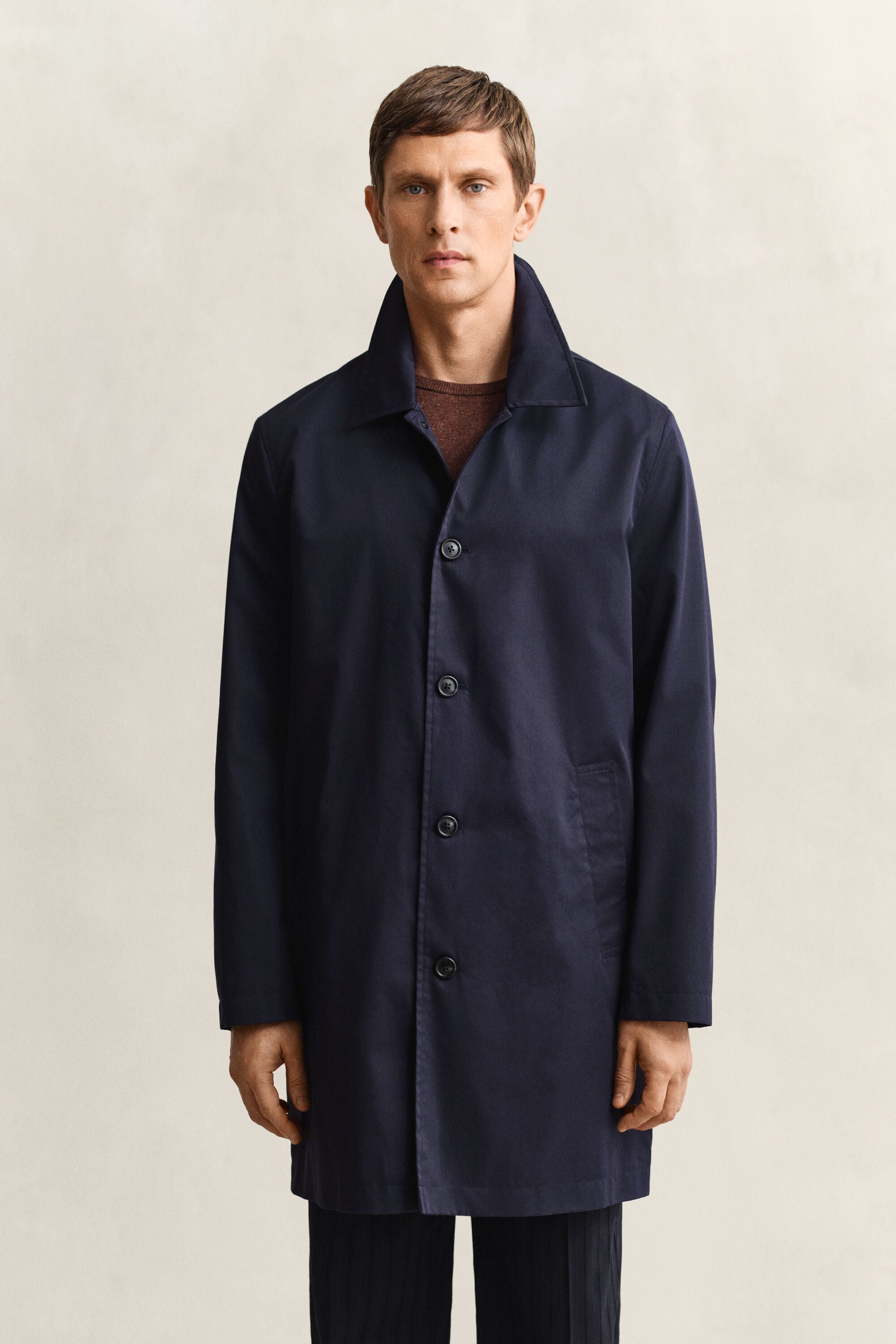 Car Coat af bomuldsblanding