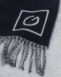 Dobbeltsidet uldhalstørklæde