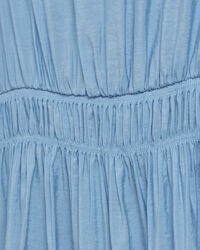 Flounce kjole med pufærmer