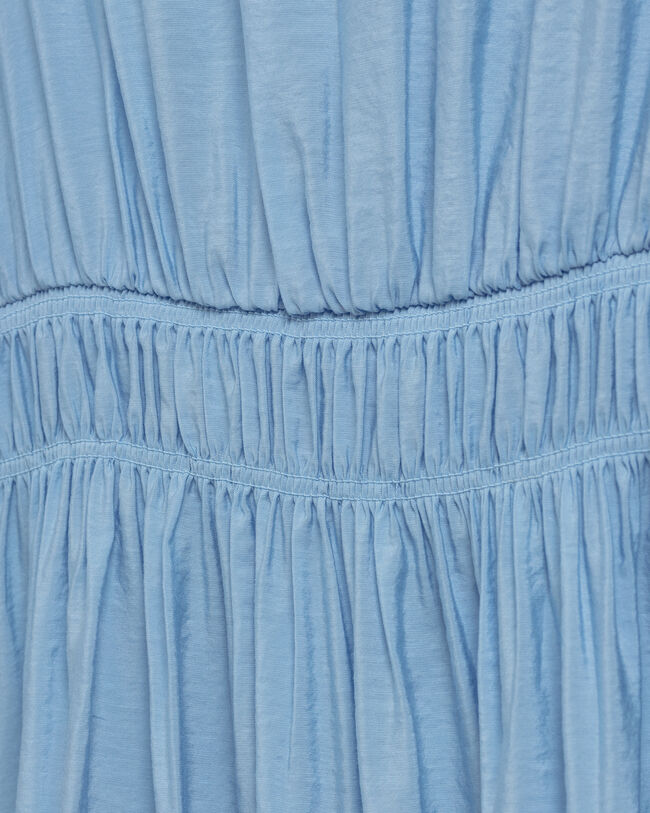 Flounce kjole med pufærmer